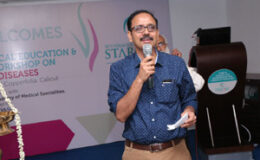 Dr. Sunil Rajendran addressing the gathering