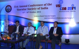 VSICON 2016- Dr. Sunil Rajendran delivering the topic Interventions for CLI in CKD patients